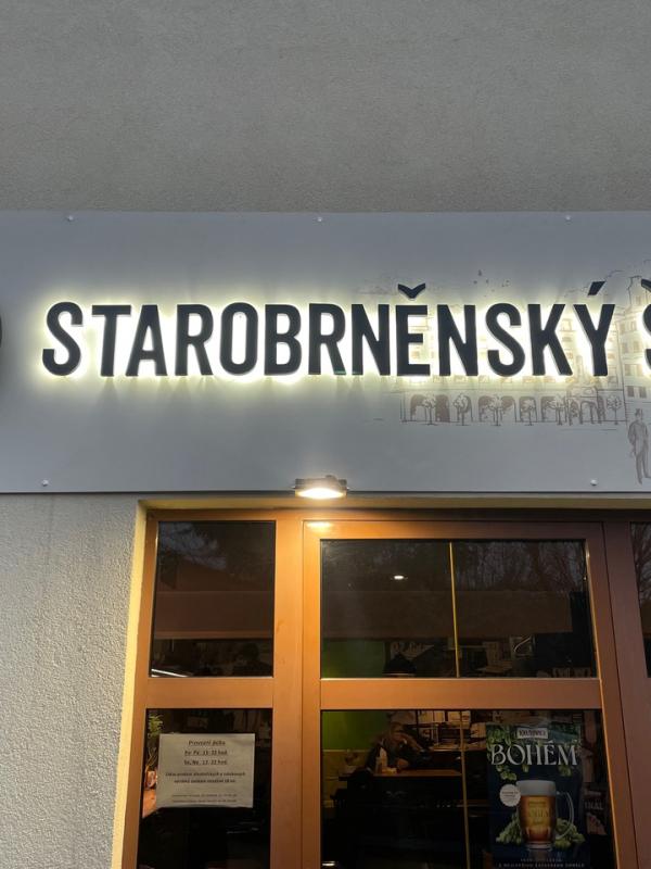 3D nápis s LED podsvícením